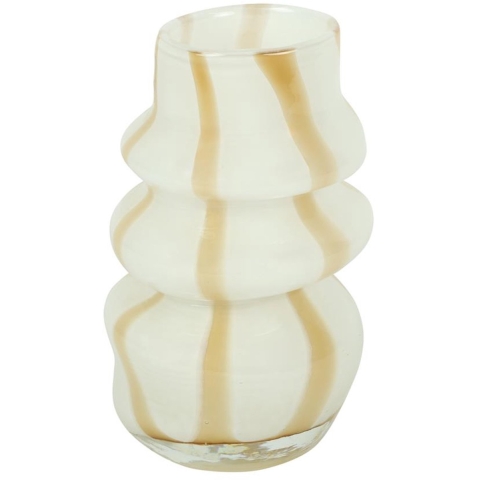 Vaas Sweet Rib S wit Ø15,5xH24cm