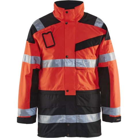 Blåkläder Parka High-Vis met uitneembare voering 44261997 High-Vis | High-Vis Rood/Zwart | Maat XXL - 7330509424452