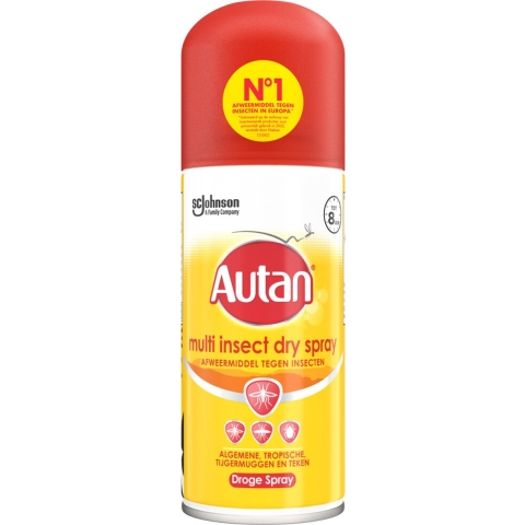 3x Autan Insectenspray Multi Dry Spray 100 ml