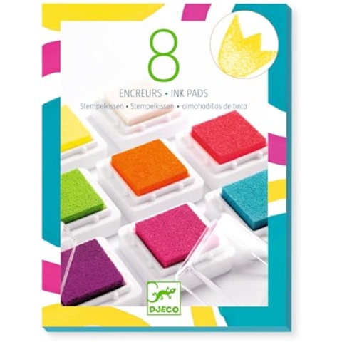 Djeco - 8 Zuigerblokken - Pop - Djeco - OneSize - Verf