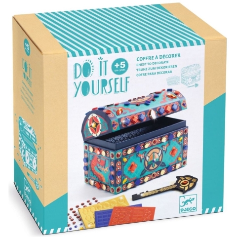 Djeco Kist DIY - Doe het zelf - Super Treasure - Djeco - OneSize - Creatieve Speelset