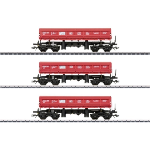 Märklin 48458 H0 3-delige zijkantelwagenset FAS van de DB Schenker Rail Polka SA