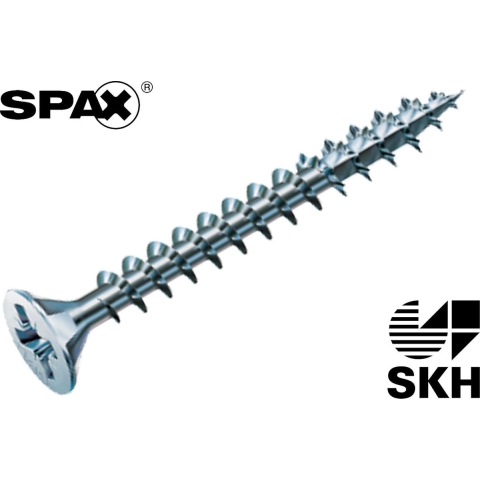 SPAX Universele Schroeven Verzonken Kop - Voldraad - Z2 - 4.5x60 Mm (100st)