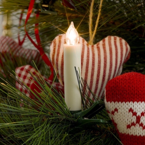 Konstsmide 1901-100 LED-kaars Set van 10 stuks Warmwit