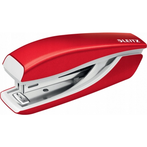Leitz 55281026 Nietmachine Rood/wit Nietcapaciteit: 10 vel (80 g/m²)