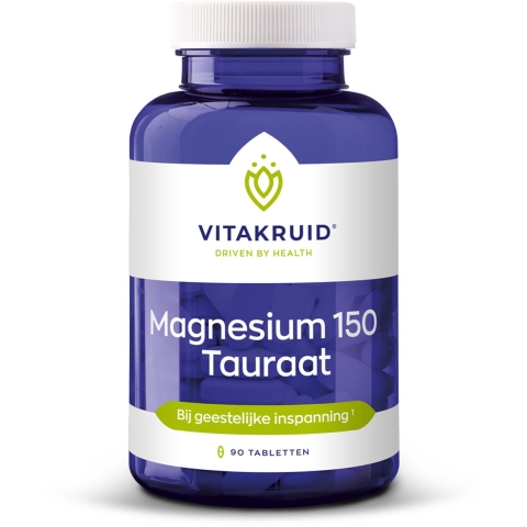 Vitakruid Magnesium 150 Tauraat Tabletten