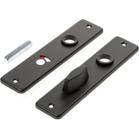 AMI Kortschild Wc 180/41 RH 8*55 Zwart 9005 Str - 739165