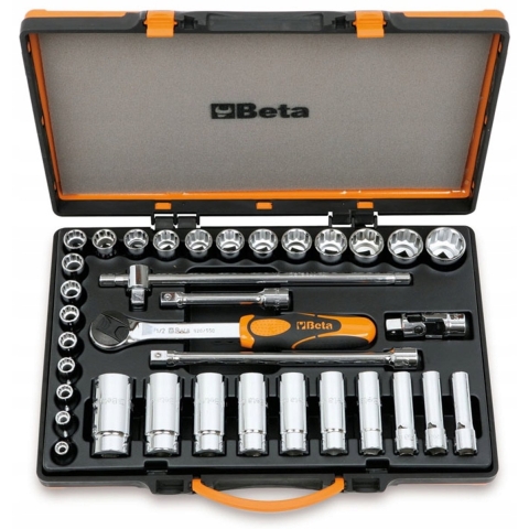 Beta Doppendoos met 30 twaalfkant dopsleutels en 5 toebehoren 920B/C30Q - 009200975