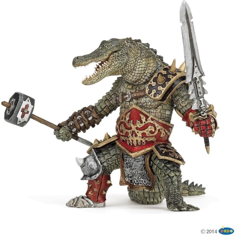 Papo Krokodil Mutant - H: 15 cm - Papo - OneSize - Speelgoeddieren