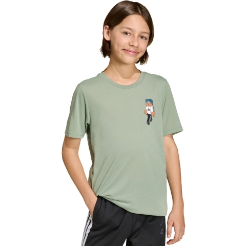 adidas Performance T-Shirt - J MC TR Tee - SILL GRN - adidas Performance - 10 jaar (140) - T-Shirts