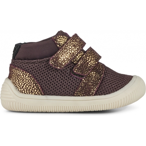 Woden Babyschoen - Tristan Pearl - Fudge m. Glitter - Woden - 25 - Babyschoen