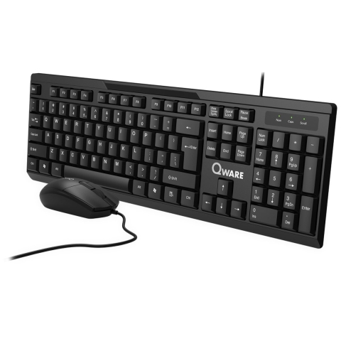 Qware Hamilton bedrade combo desktopset