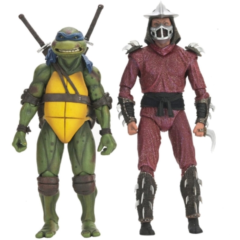 NECA TMNT Leonardo vs. Shredder