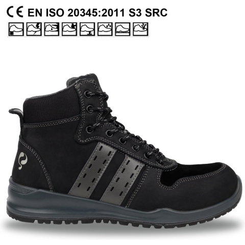 Quick Werkschoen Sport QS0911 S3 | Zwart/Grijs | Maat 37 - 00.114.007.37