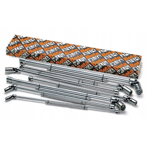 Beta 18-delige set T-sleutels met cardangewricht en zeskant dop (art. 952) 952/S18 - 009520083
