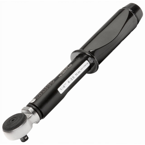 Bahco Mechanische vooraf ingestelde klikmomentsleutel | vaste ratelkop | 1/4 | 4-20Nm - 74PR-20