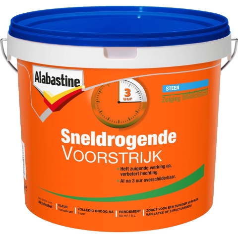 Alabastine Voorstrijk Sneldrogend | 2PL | 5L - 5616103