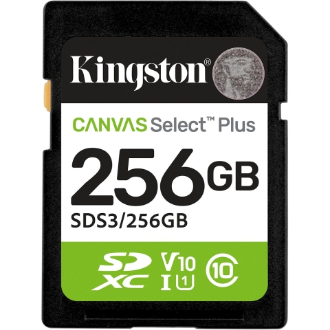 Kingston Canvas Select Plus 256 GB SDXC geheugenkaart