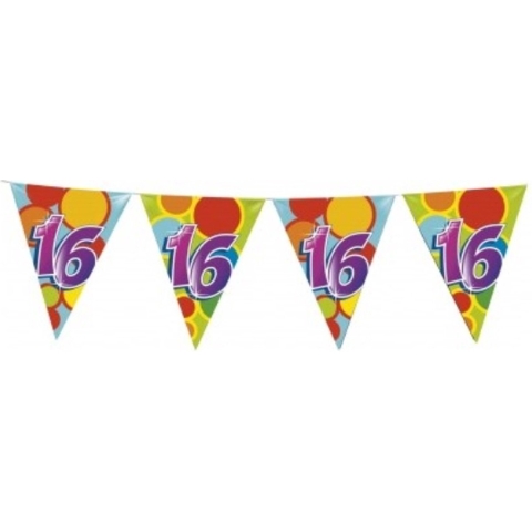 Vlaggenlijn 10mtr cijfers 16 jaar pak/5