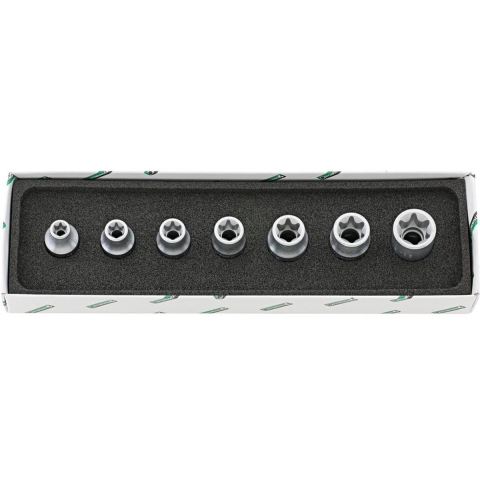 Stahlwille Dopsleutelset | 7-delig | 1/2 inch | E10-E24 | 1 stuk - 96032703 96032703