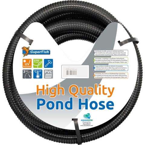 SuperFish Gewapende vijverslang 40mm x 10m - SuperFish