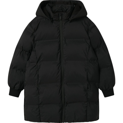 Name It Gevoerde Jas - NmfMusk - Black - Name It - 8 jaar (128) - Donsjassen