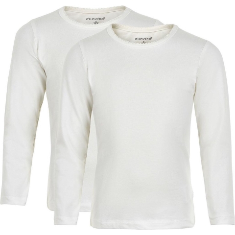 Minymo Blouse - 2-pack - Wit - Minymo - 2 jaar (92) - Shirts