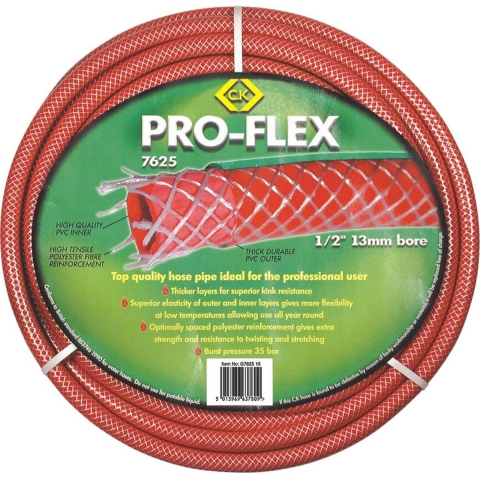 C.K Pro-Flex G762575 Tuinslang Rood 13 mm 75 m 1/2 inch 1 stuk(s)