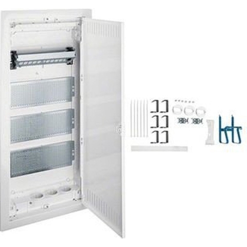 Hager VU48NW Multimedia Volta Multimediaverdeelkast Inbouw (in muur) Aantal groepen: 48 Aantal rijen: 4 Inhoud: 1 stuk(s)