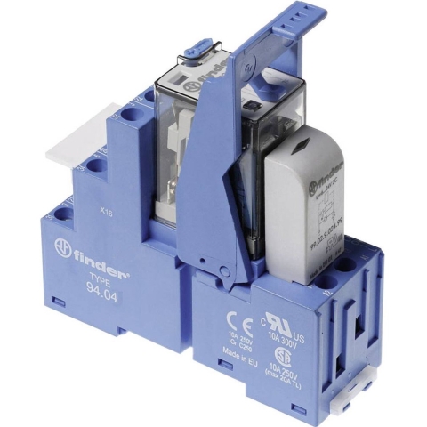 Finder 58.34.9.220.0050 Relaismodule Nominale spanning: 220 V/DC Schakelstroom (max.): 7 A 4x wisselcontact 1 stuk(s)