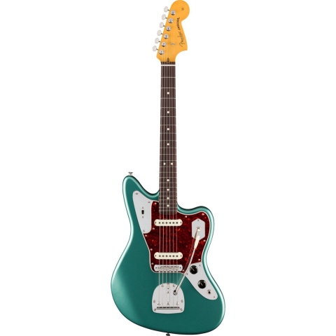 Fender American Professional Classic Jaguar, Faded Sherwood Green Metallic RW