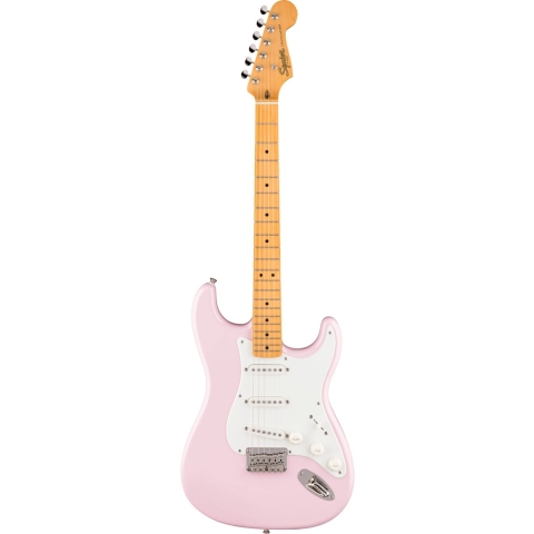 Squier Classic Vibe '50s Stratocaster Hardtail, Shell Pink MN