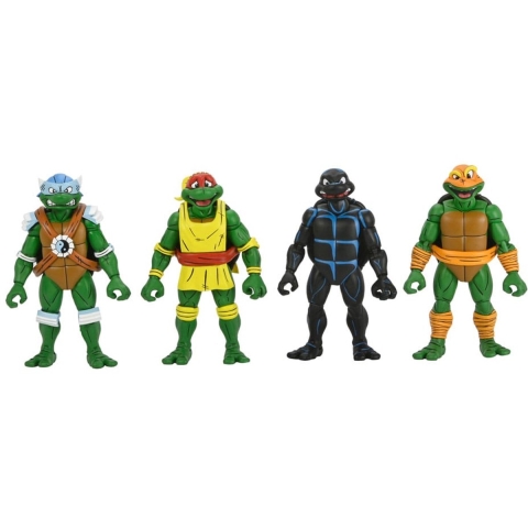 NECA TMNT 4-Pack Stump Wrestling Turtles
