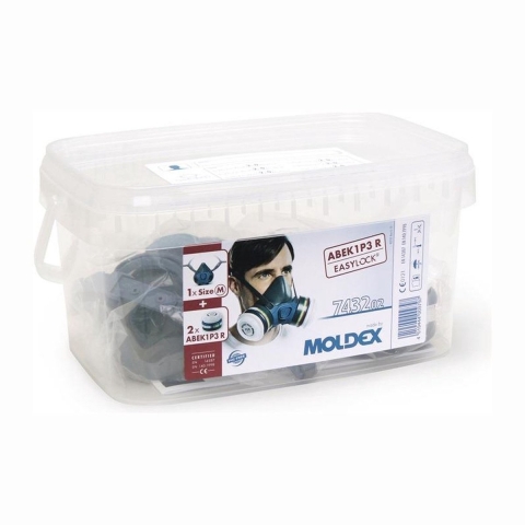 Moldex Adembeschermingsbox | 1x700201,2xA1B1E1K1P3 R filter 943001 | 1 stuk - 743202 743202
