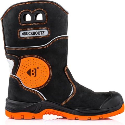 Buckbootz Werklaars BVIZ5ORBK S7S | Zwart/Oranje | Maat 47 - 5055138008454