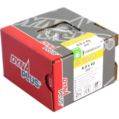 Dynaplus Constructieschroef Vz Pk +Snijpunt Torx TX40 8.0X200/80 | 50 stuks - 0281.01.63401