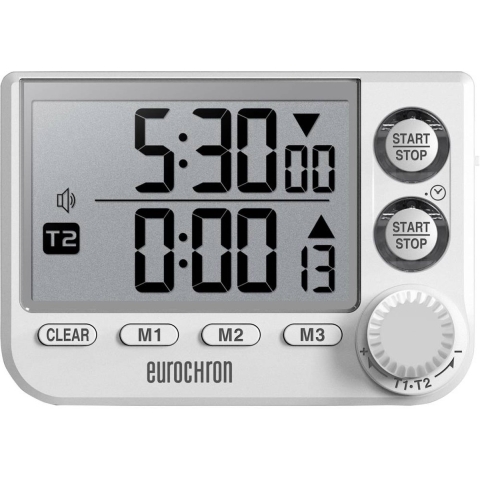Eurochron EDT 8002 Timer Wit Digitaal