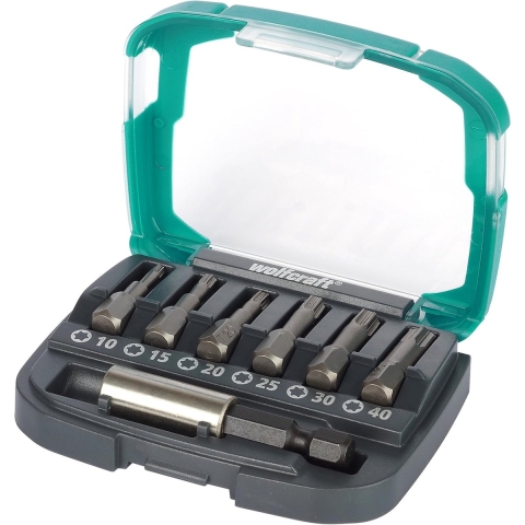 Wolfcraft Bit-box FIX-GRIP | TORX® | T10-40 | 7-delig | 1 set - 2965000