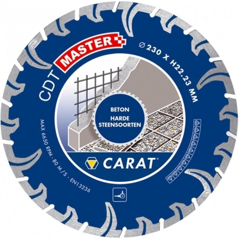 Carat DIAMANTZAAG BETON Ø230x22,23MM, CDT MASTER - CDTM230300 - CDTM230300
