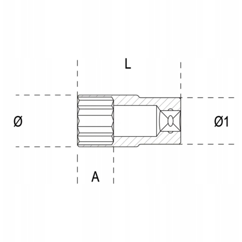 Beta Dopsleutels voor Torx® schroeven, lange uitvoering 910FTX-L 8 - 009100444