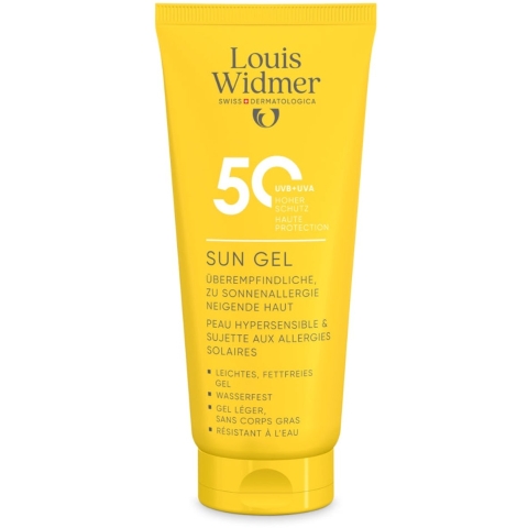 Louis Widmer Sun Gel 50 (zonder Parfum) | 100 ml