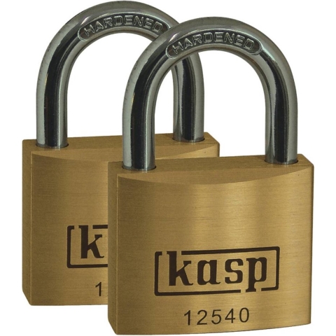 Kasp K12550D2 Hangslot 50 mm Gelijksluitend Goud-geel Sleutelslot