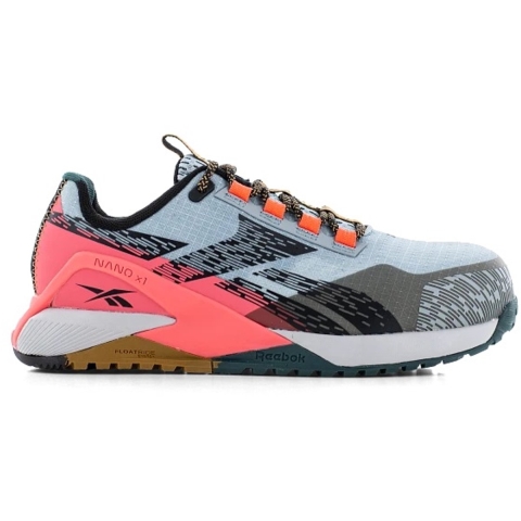Reebok Werkschoen Nano IB382 S1PS | Blauw/Roze | Maat 39 - 690774734883