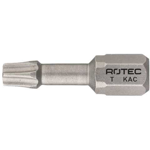 Rotec PRO Insertbit T 10 L=25mm C 6,3 Torsion Konisch BASIC - 10 stuks - 8070010