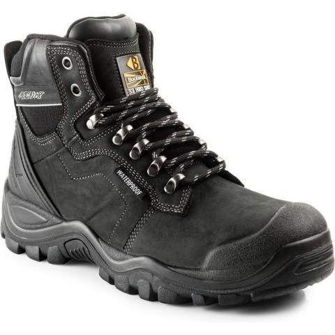 BuckBootz Werkschoen BSH009 Hoog S3 + KN | Zwart BSH009BK | Maat - 00.176.032.46