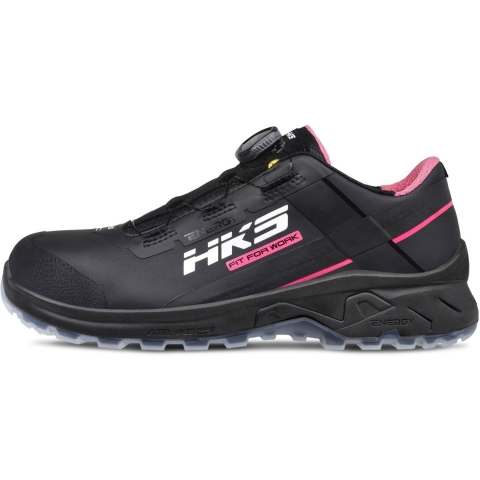 HKS Werkschoen AirGuard Pink Black BOA S3L Laag | Zwart | Maat 36 - 4040005667361