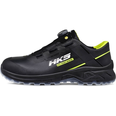 HKS Werkschoen AirGuard Neon Black BOA S3L Laag | Zwart | Maat 42 - 4040005668429