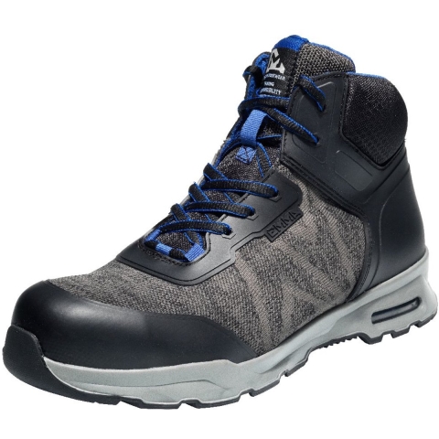 EMMA Werkschoen New York D Hoog S1P | Grijs/Zwart | Maat 37 - 8715316138478