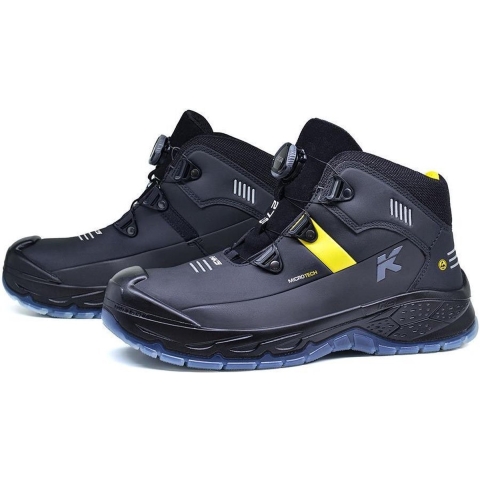 HKS Werkschoen RS 275 S3 BOA | Zwart/Geel | Maat 48 - 00.162.115.48