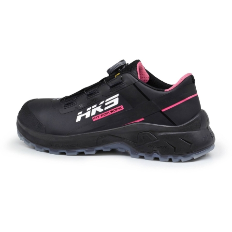 HKS Werkschoen AirGuard Pink Black BOA S3L Laag | Zwart | Maat 41 - 4040005667415